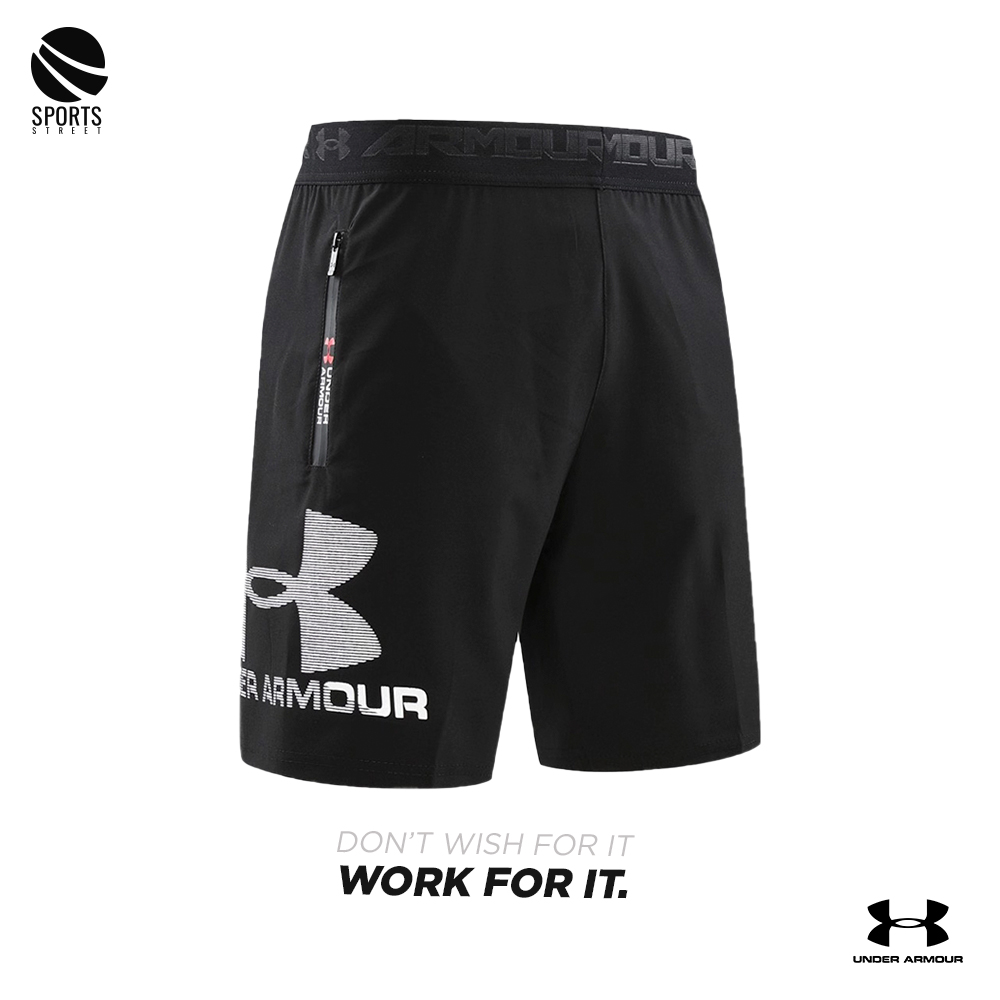 UA 3952 Big Logo Black Training shorts